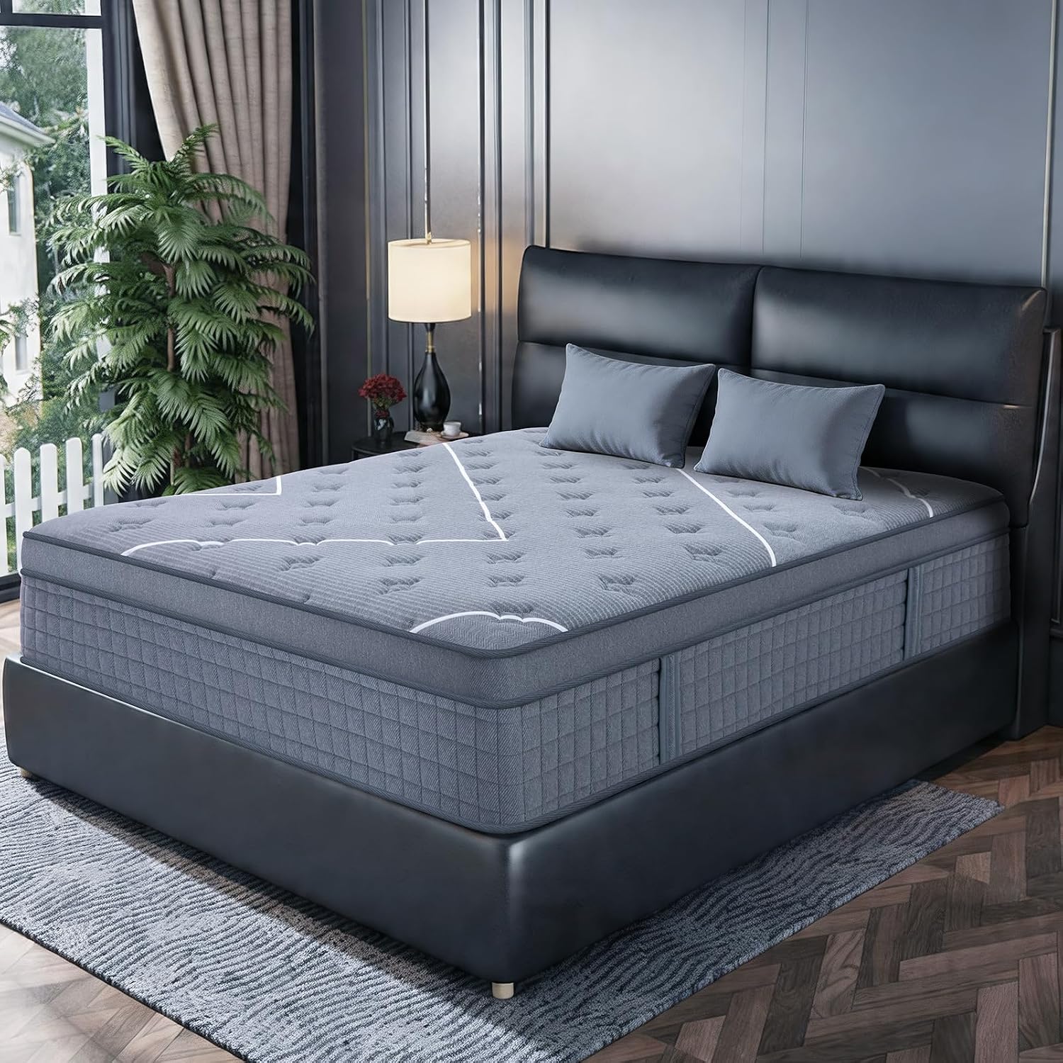 Memory Foam Mattress In A Box Queen - 퀸 사이즈 매트리스, 10인치 두께의 퀸