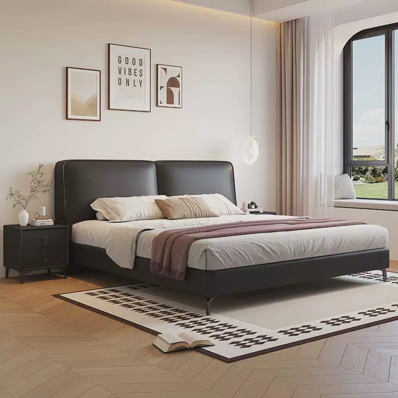 현대적인 고급스러운 나무 소재 침실 가구, 부드러운 패 - King Size Bed Frame With Storage Drawers 리뷰 및 가격