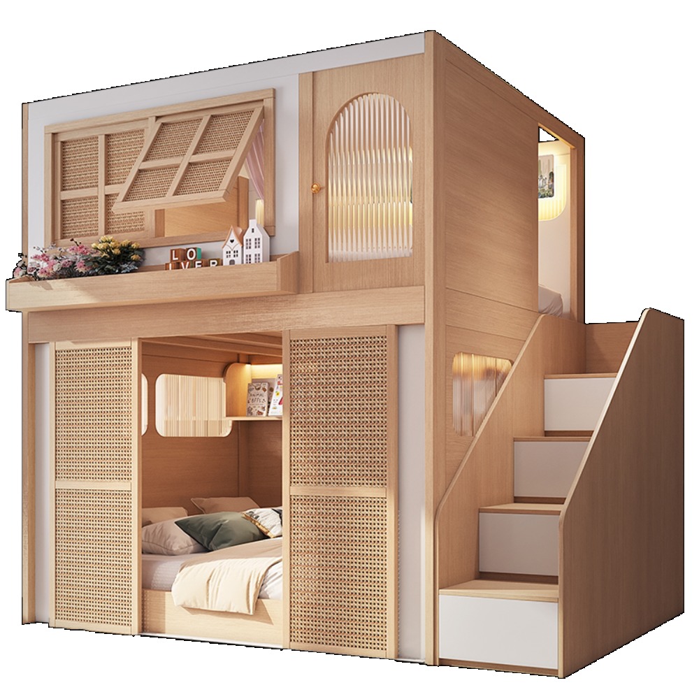 형제 자매를 위한 개별 프라이버시 공간이 있는 이층 침 - Bunk Bed With Stairs And Slide 리뷰 및 가격